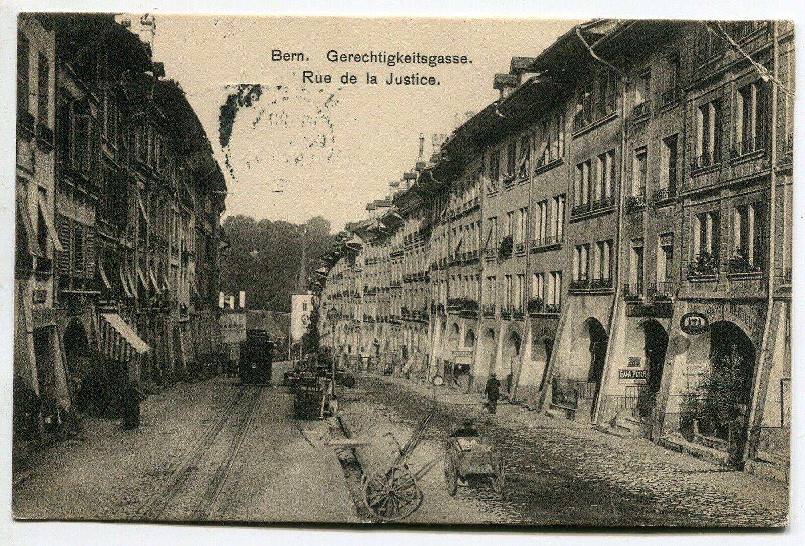 CARTE POSTALE SUISSE BERN GERECHTIGKEITSGASSE RUE DE LA JUSTICE 400630599814