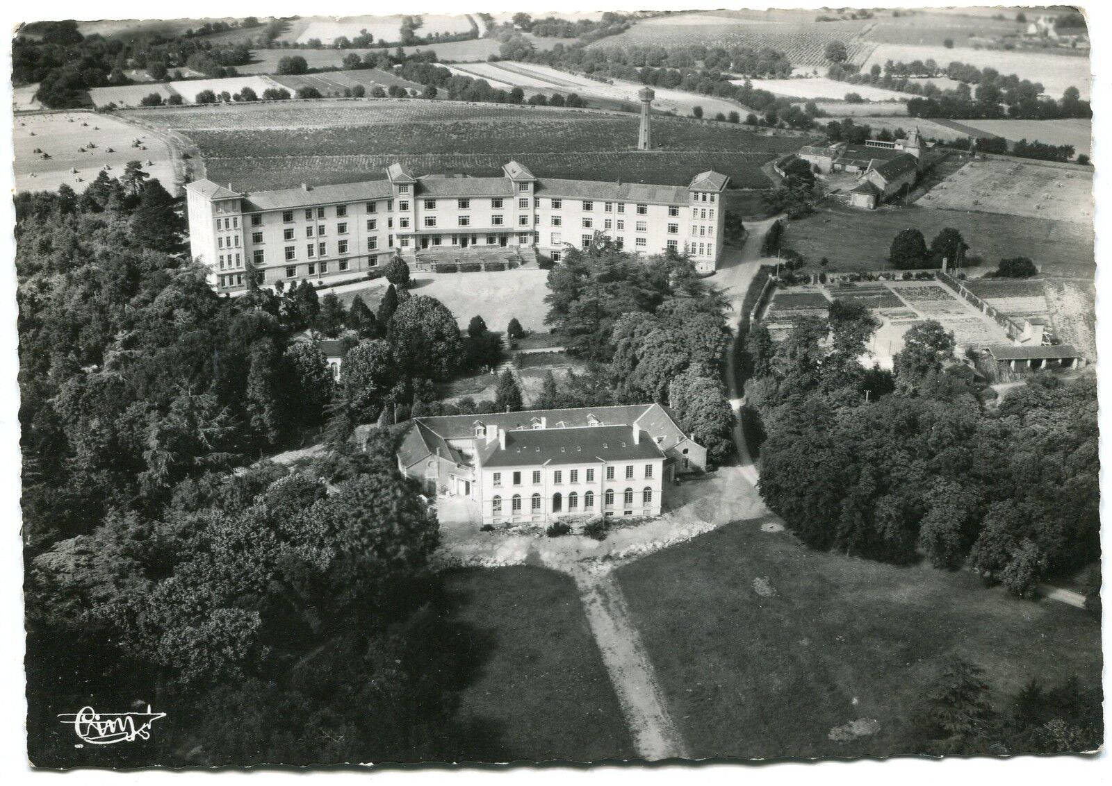 CARTE POSTALE VARADES VUE AERIENNE LE PREVANTORIUM ALEXIS RICORDEAU 1952 121010255784