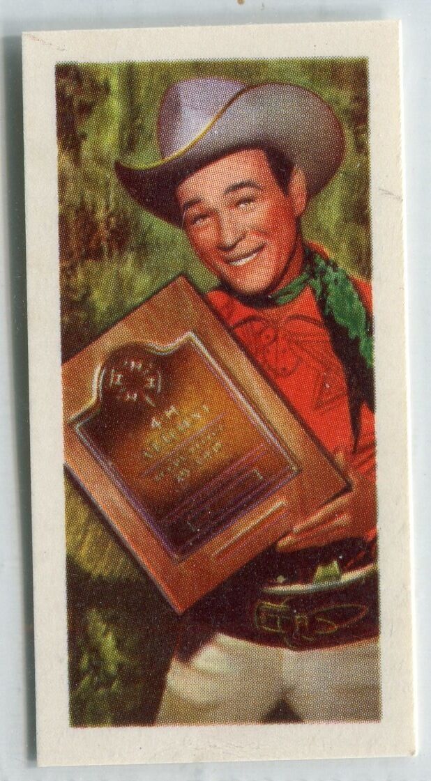 CHROMO PERSONNAGE CELEBRE ROY ROGERS 121010253254