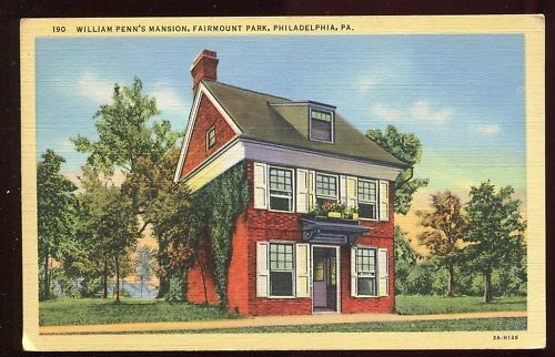 CP USA WILLIAM PENN S MANSION FAIRMOUNT PHILADELPHIA 120680195824