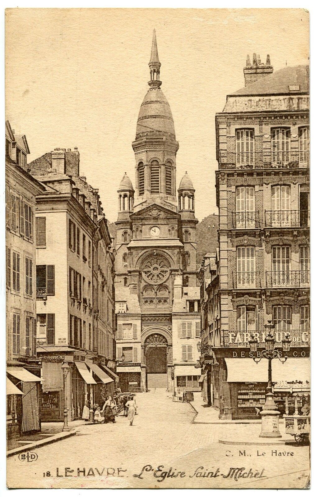 CPA LE HAVRE L EGLISE SAINT MICHEL 121074595384