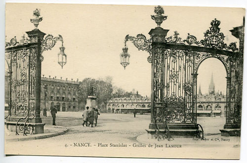 CPA NANCY PLACE STANISLAS GRILLE DE JEAN LAMOUR 110613369994