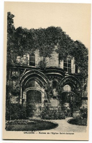 CPA ORLEANS RUINE DE L EGLISE SAINT JACQUES 110614108014