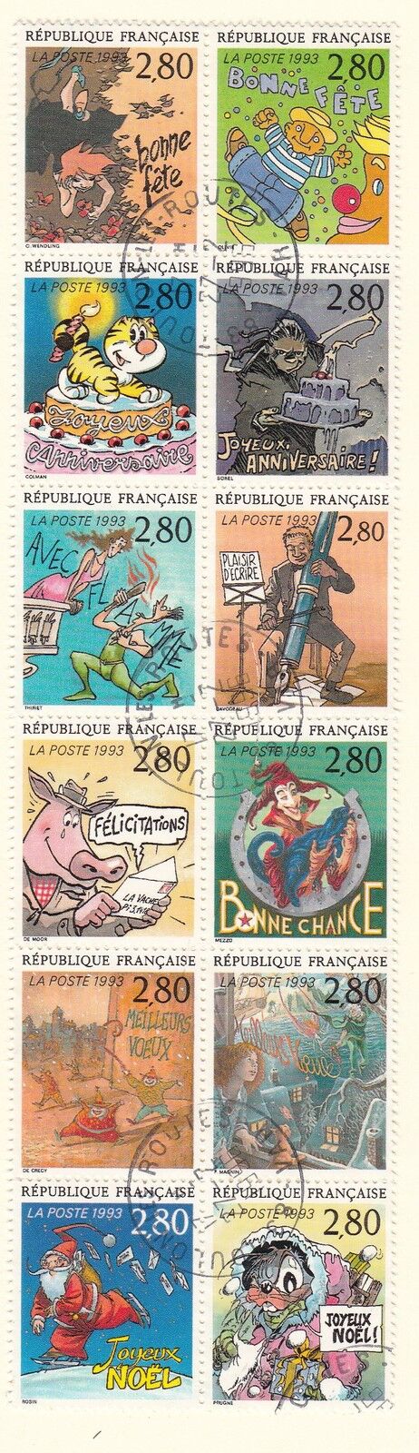 DEVANT DE CARNET TIMBRE OBL FRANCE N BC 2848 LE PLAISIR D ECRIRE 401112620244