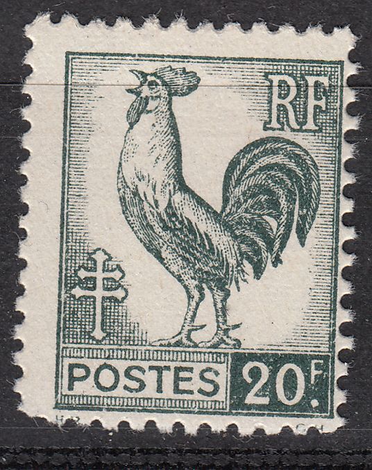 FRANCE TIMBRE N 648 SERIE D ALGER COQ 121229852104