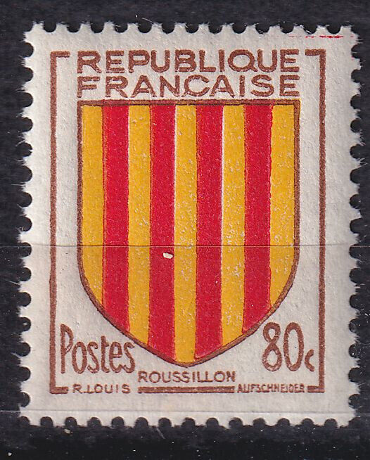 FRANCE TIMBRE NEUF N 1046 ARMOIRIE DU ROUSSILLON 404181538724