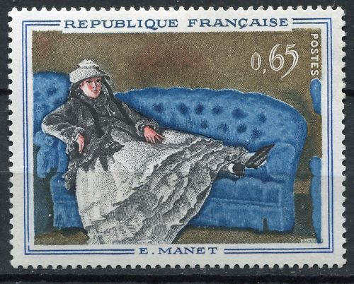 FRANCE TIMBRE NEUF N 1364 MADAME MANET 110623507354