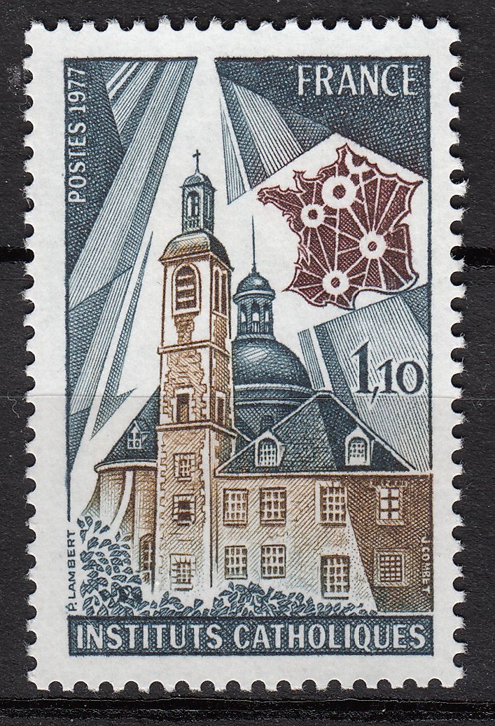 FRANCE TIMBRE NEUF N 1933 INSTITUTS CATHOLIQUES DE FRANCE 401026257404