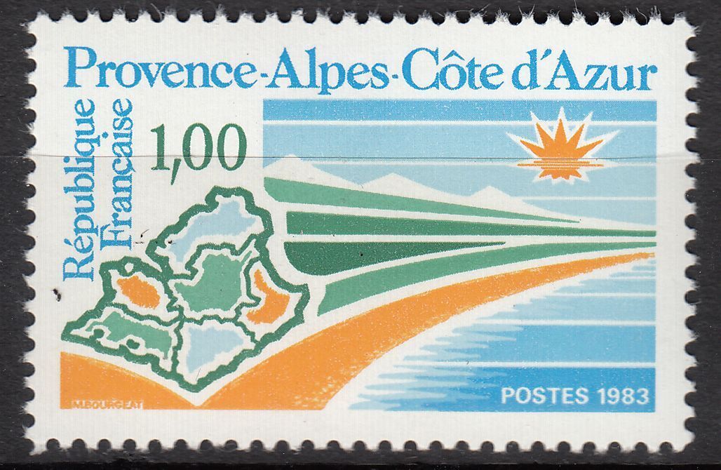 FRANCE TIMBRE NEUF N 2252 PROVENCE ALPES COTE D AZUR 401033719214