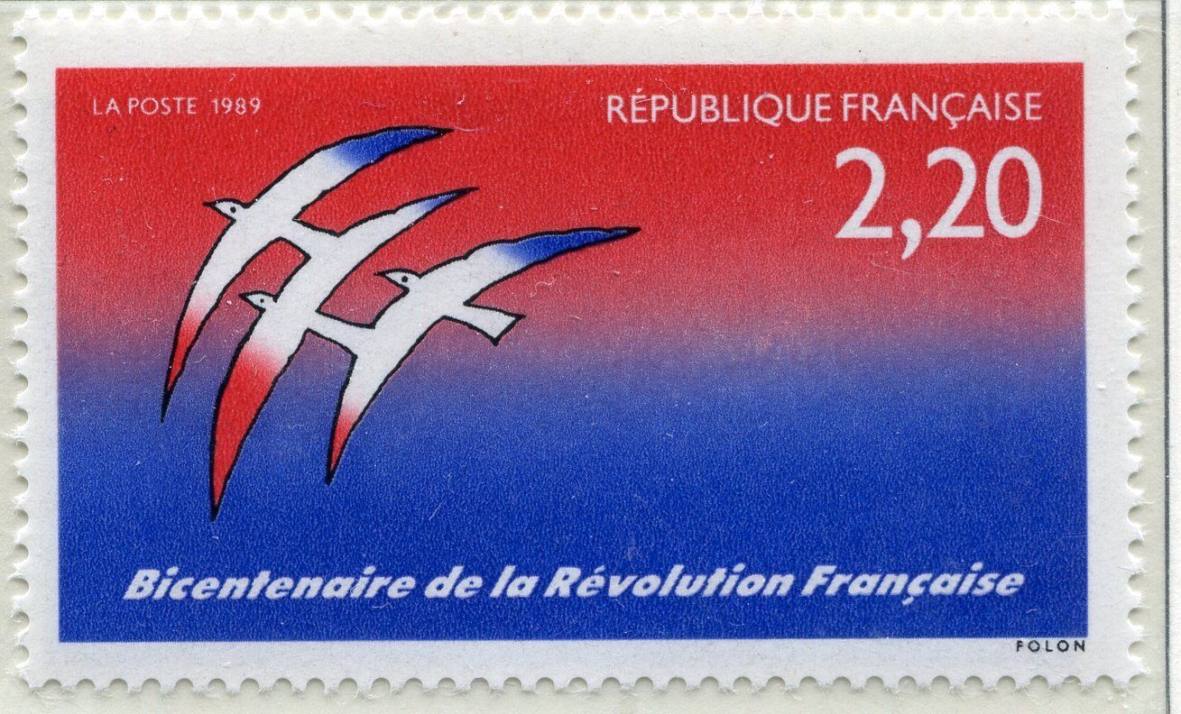 FRANCE TIMBRE NEUF N 2560 BICENTENAIRE DE LA REVOLUTION 121487413244