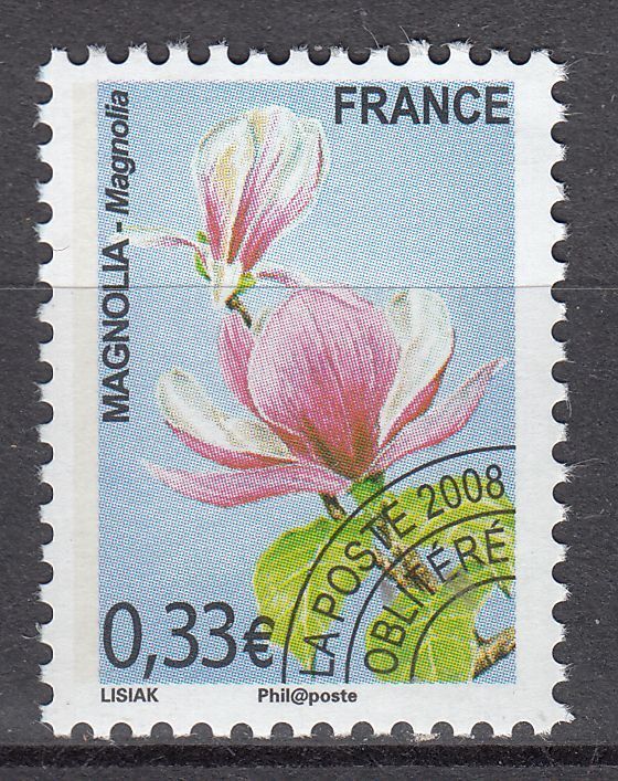 FRANCE TIMBRE NEUF PREOBLITERE N 258 FLEUR MAGNOLIA 123590997364