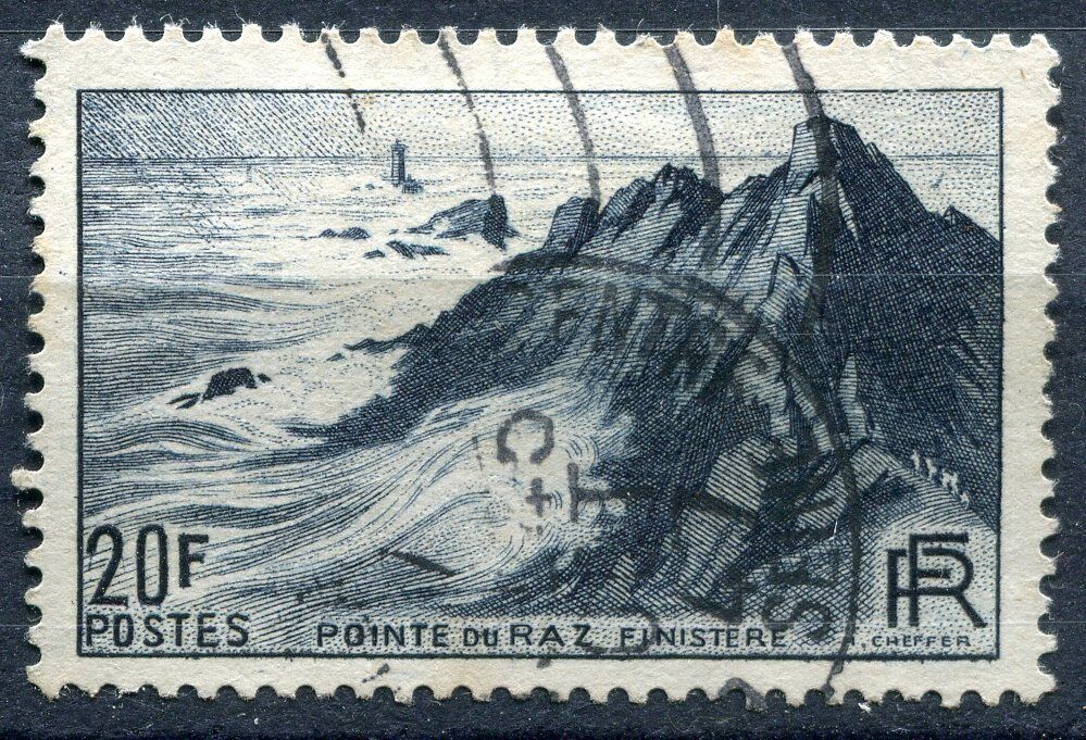 FRANCE TIMBRE OBL N 764 POINTE DU RAZ 120968931284