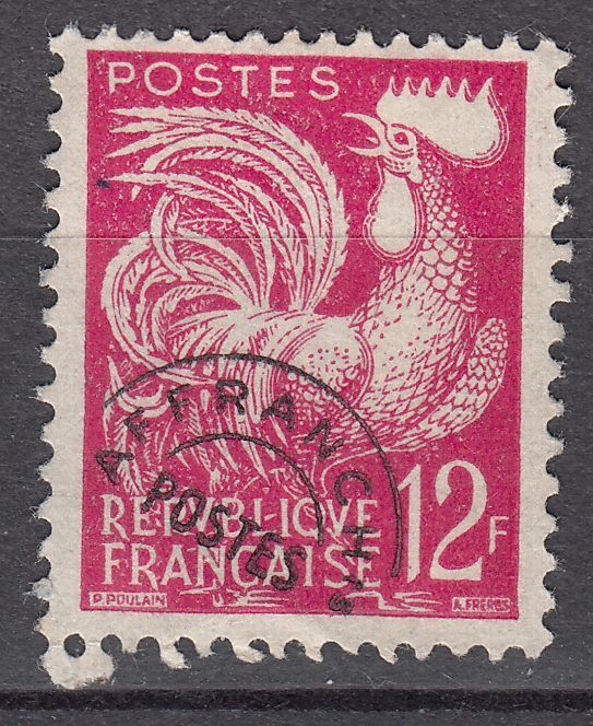 FRANCE TIMBRE PREOBLITERE N 111 OBL TYPE COQ GAULOIS 123574994924