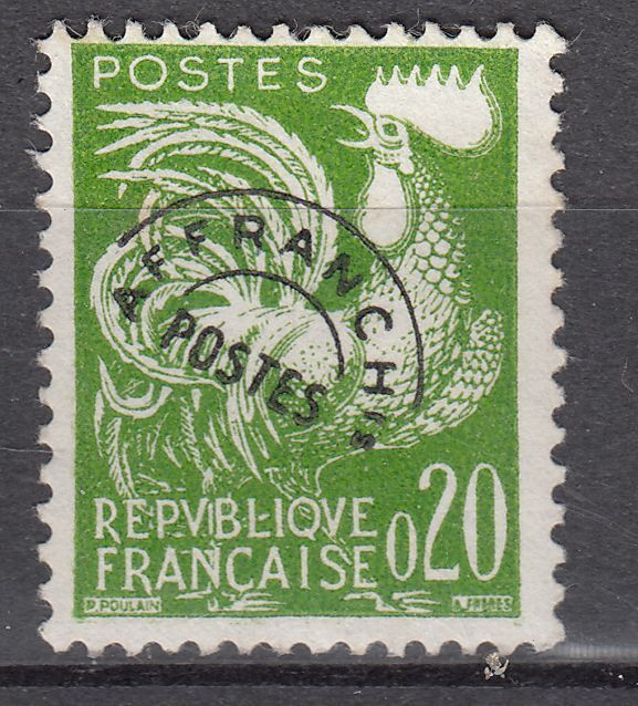 FRANCE TIMBRE PREOBLITERE N 120 OBL TYPE COQ GAULOIS 401677509724