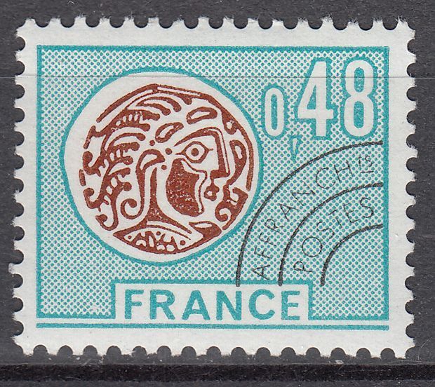 FRANCE TIMBRE PREOBLITERE N 135 OBL TYPE MONNAIE GAULOISE 123563026174