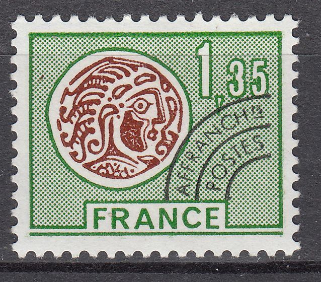 FRANCE TIMBRE PREOBLITERE N 137 TYPE MONNAIE GAULOISE 122284012844