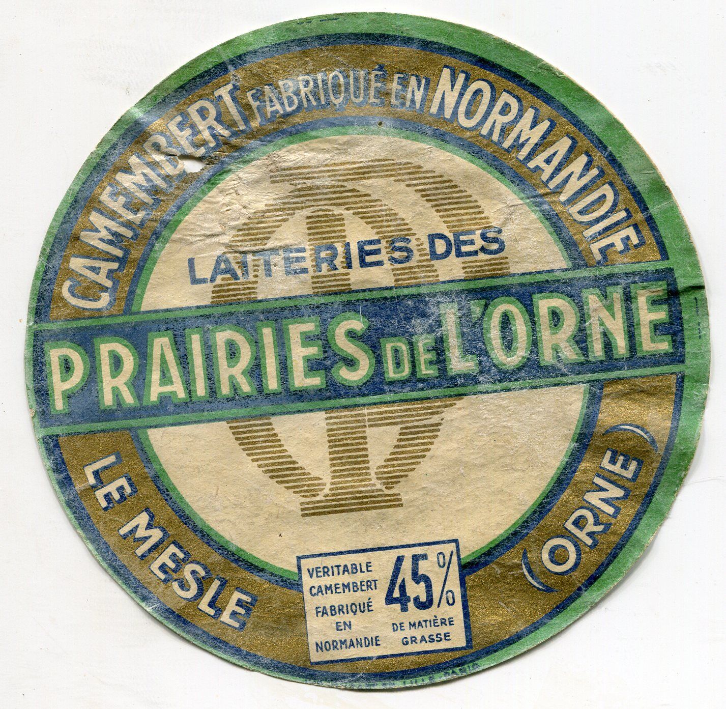 FROMAGE CAMEMBERT LAITERIE DES PRAIRIES DE L ORNE LE MESLE 400875857744