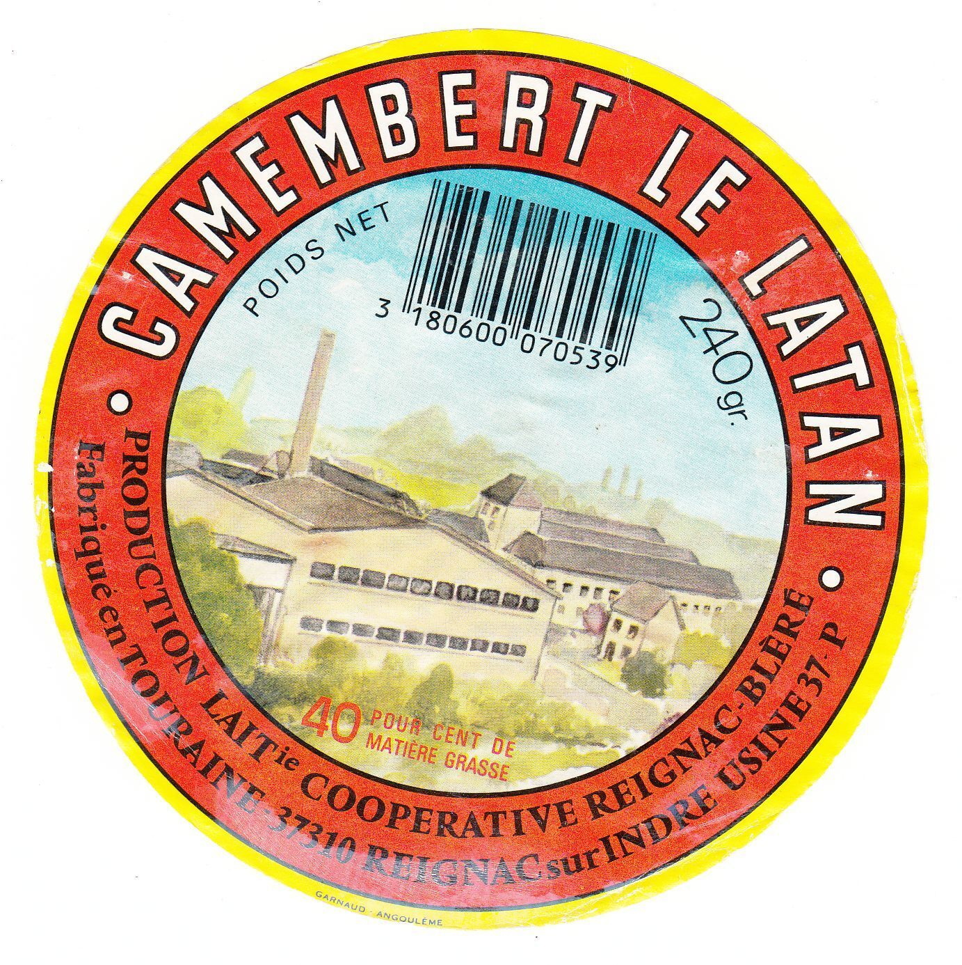 FROMAGE CAMEMBERT LE LATIN COOPERATIVE REIGNAC BLERE 121663093124