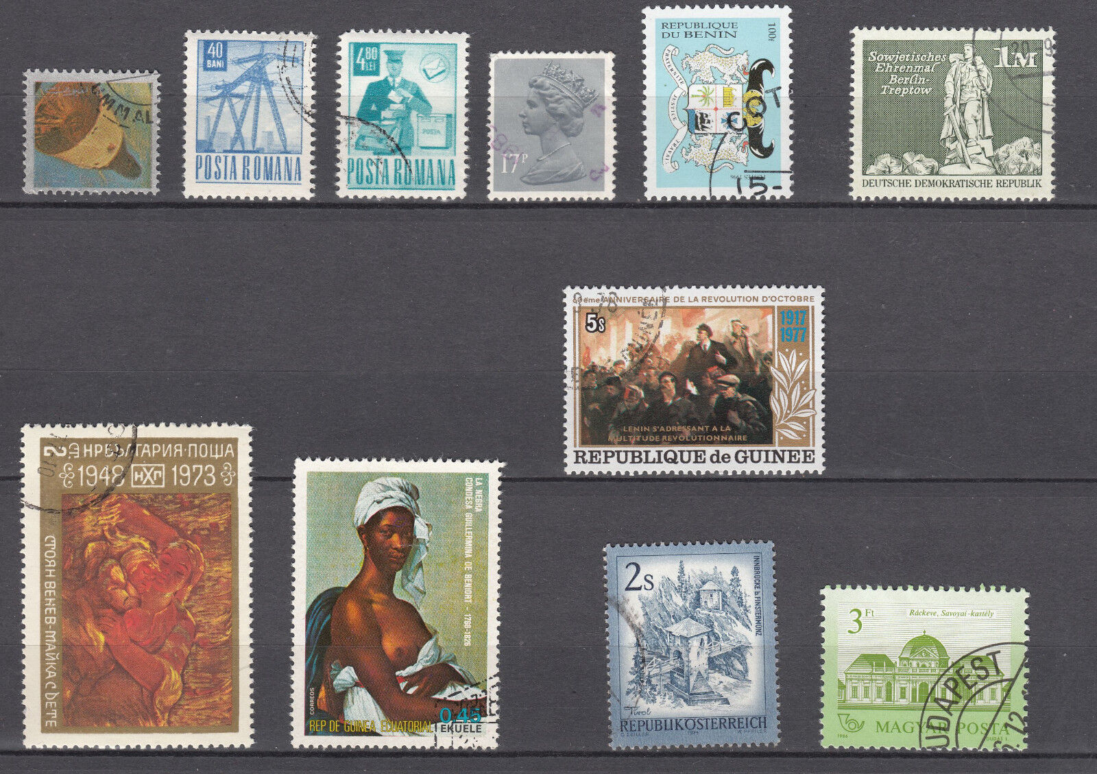 LOT DE TIMBRES A ETUDIER DIVERS PAYS LOT n22 123229980724