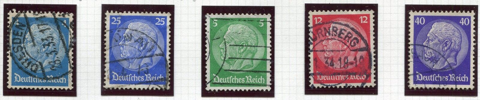 LOT TIMBRE ALLEMAGNE OBL MARECHAL HINDENBURG 400723188464