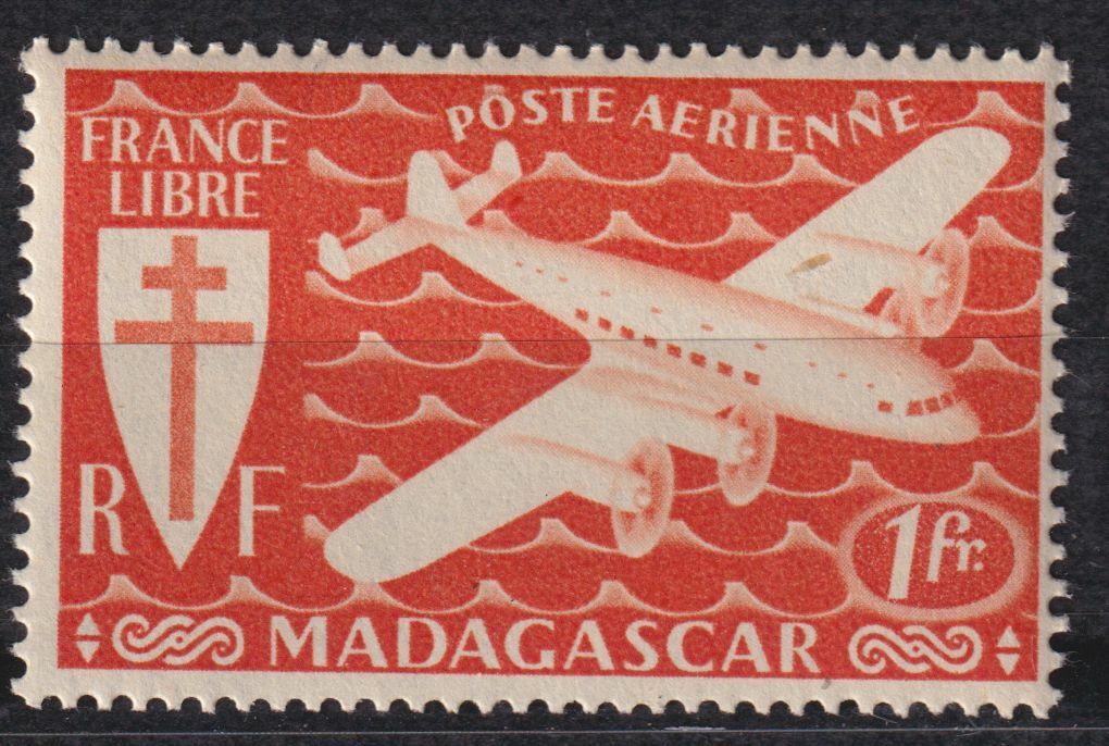 MADAGASCAR TIMBRE COLONIE FRANCE NEUF PA N 55 SERIE DE LONDRES 402975995224