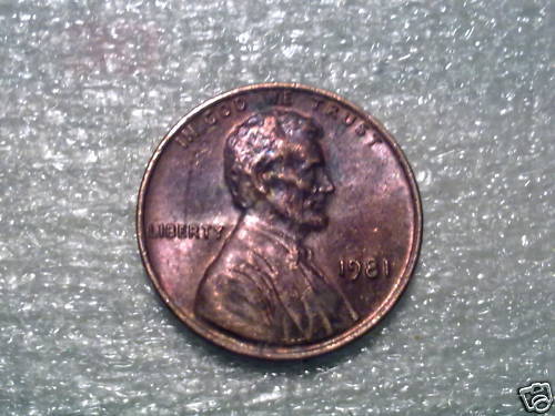 ONE CENT USA 1981 110613329254