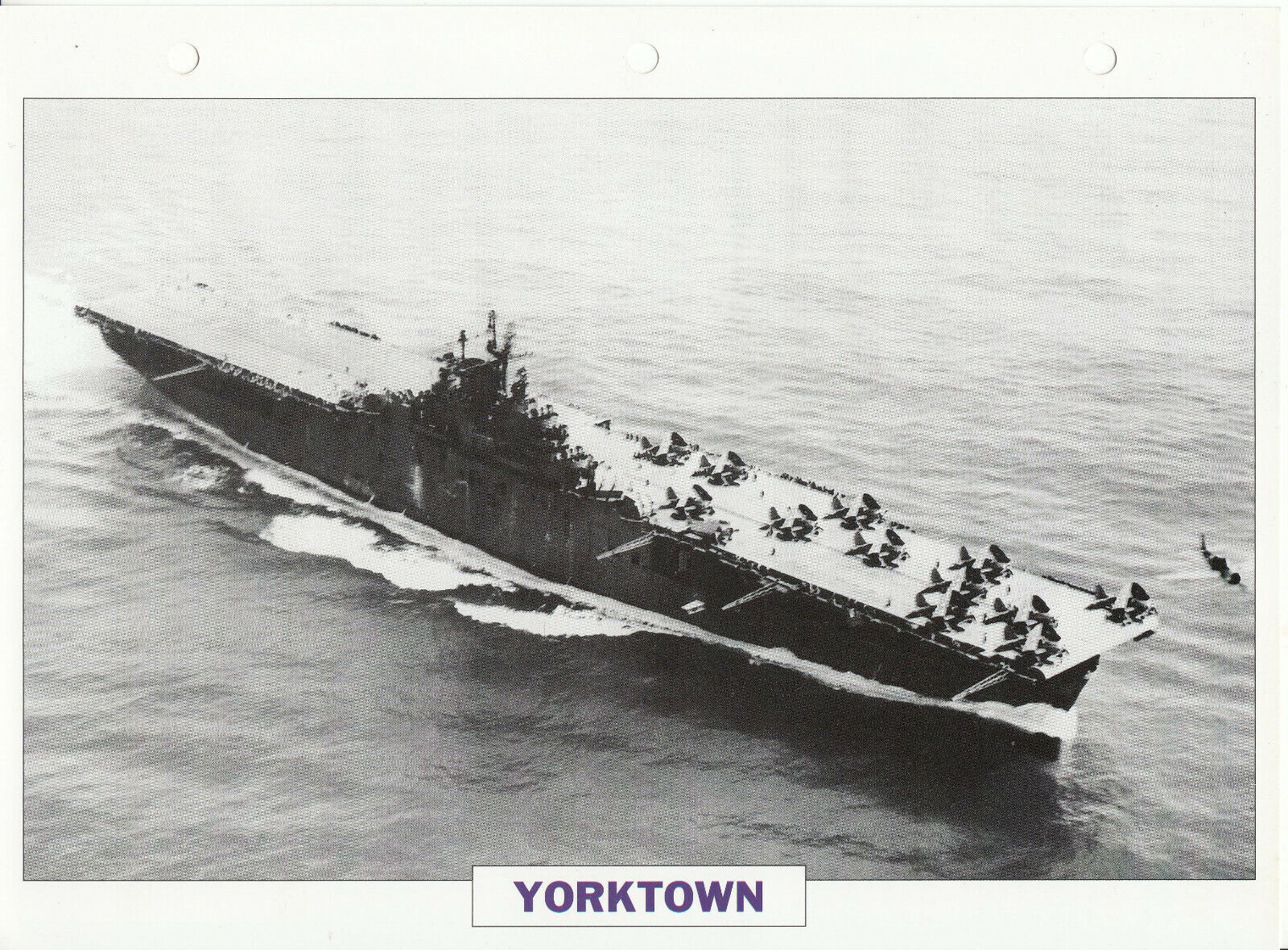 PHOTO BATEAU MILITAIRE PORTE AVIONS YORKTOWN USA 1943 123792999644