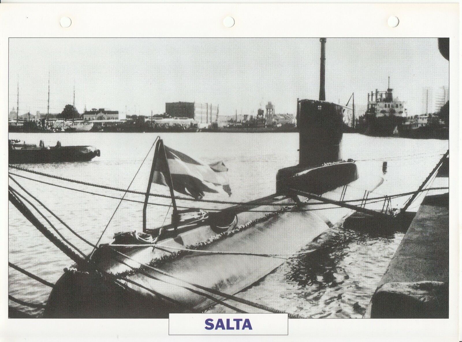 PHOTO BATEAU MILITAIRE SOUS MARIN SALTA ARGENTINE 1972 123769331264