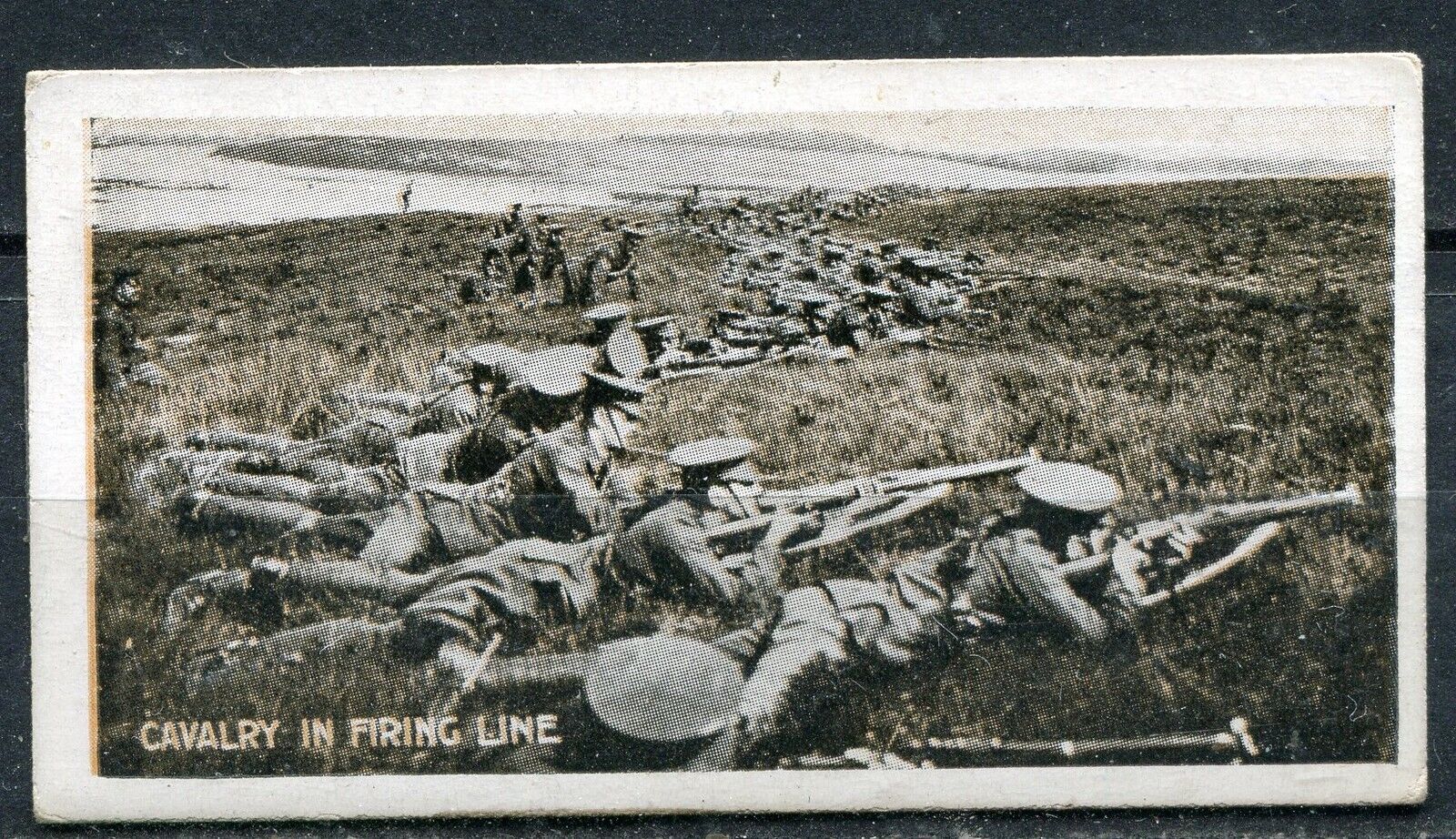 PHOTO MILITAIRE CAVALRY IN FIRING LINE MURATTI S CIGARETTES 121000002334