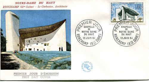 PREMIER JOUR 13061964 NOTRE DAME DU HAUT RONCHAMP 120652995314