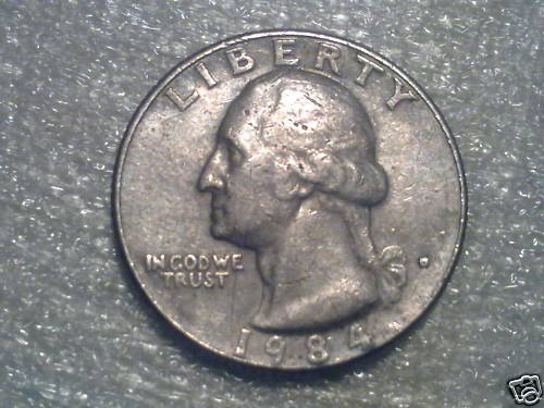 QUARTER DOLLAR USA 1984 D 110613328424