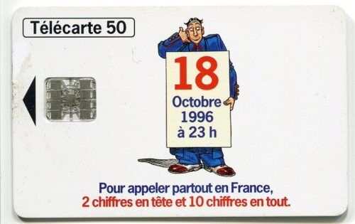 TELECARTE 50 2 CHIFFRES EN TETE 10 CHIFFRES EN TOUT 120656540244