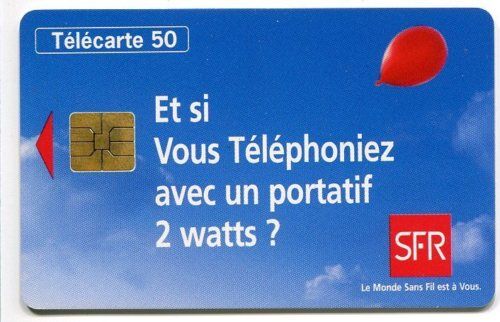 TELECARTE 50 LE RESEAU SFR 120656538834