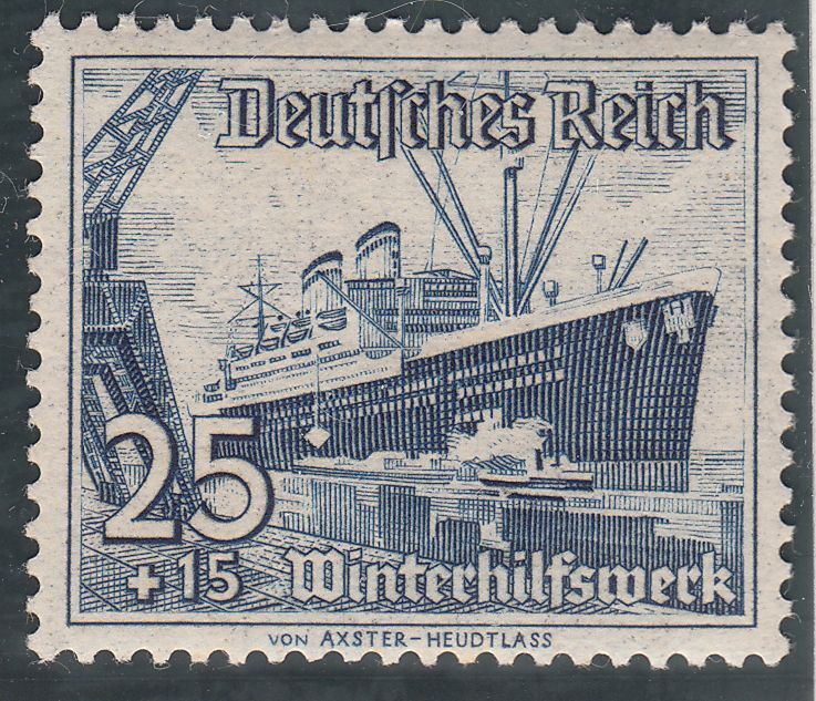 TIMBRE ALLEMAGNE NEUF CHARNIERE N 601 TRANSATLANTIQUE HAMBURG 401180074404