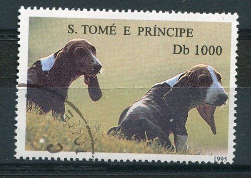 TIMBRE CHIEN DE RACE BASSET 110750462254