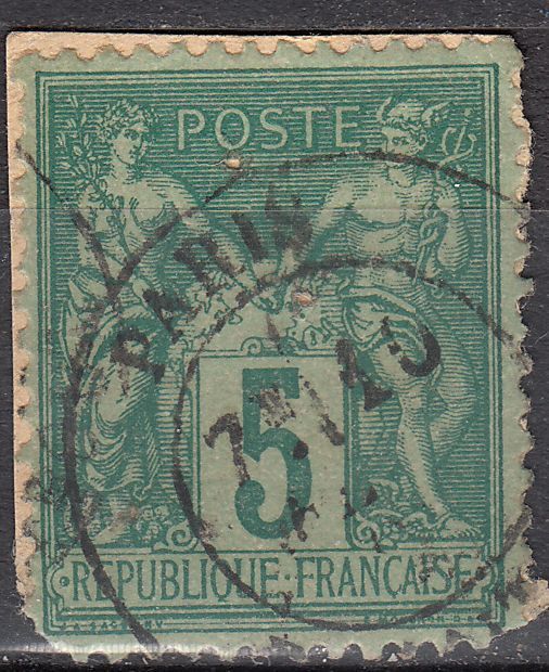 TIMBRE FRANCE CLASSIQUE TYPE SAGE OBLITERATION CACHET A DATE 400378727894