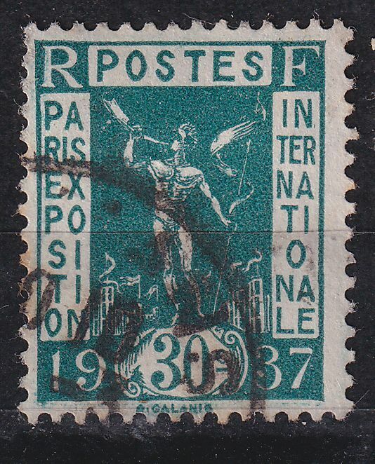 TIMBRE FRANCE OBLITERE N 323 EXPOSITION INTERNATIONALE PARIS 1937 403640999034