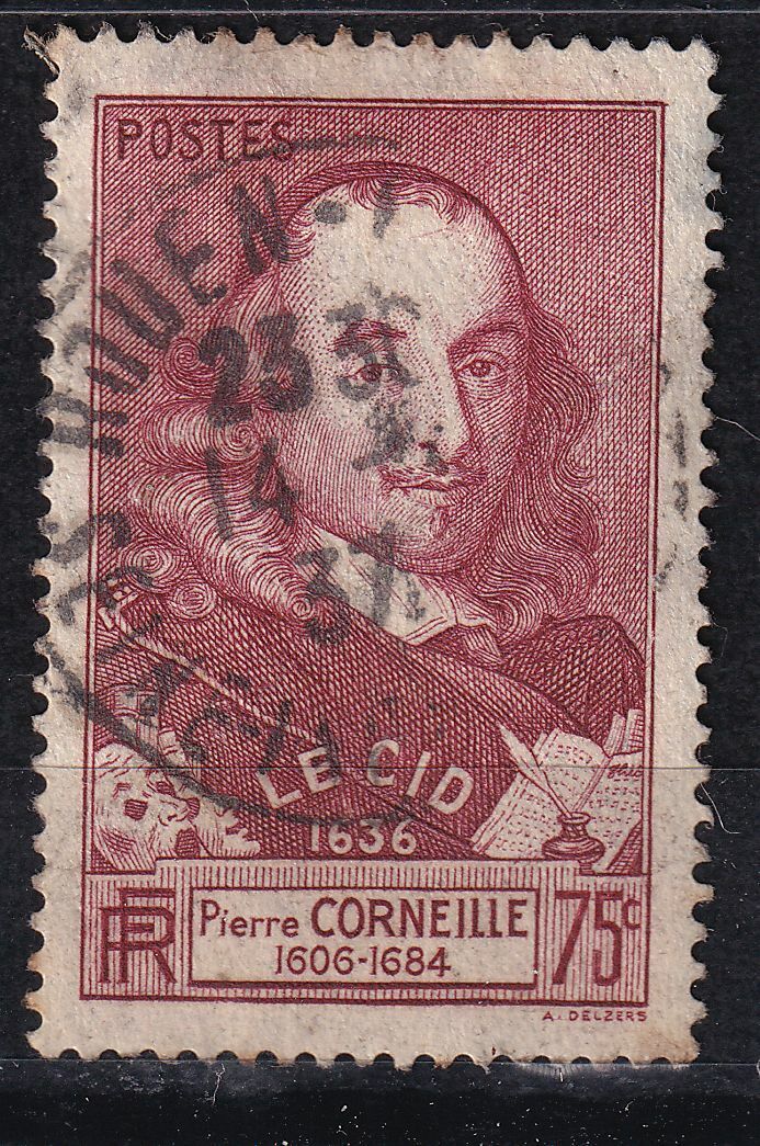 TIMBRE FRANCE OBLITERE N 335 PIERRE CORNEILLE 125295015314