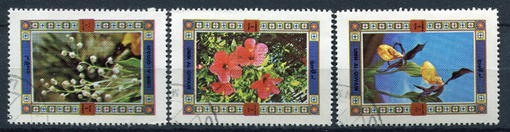TIMBRE  LOT SERIE FLEURS A ETUDIER