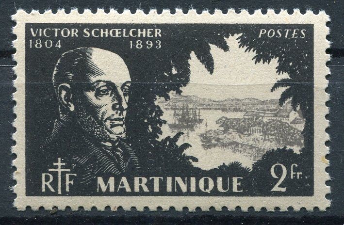 TIMBRE MARTINIQUE NEUF N 209 VICTOR SCHOELCHER ABOLISEUR DE L ESCLAVAGE 400658804084