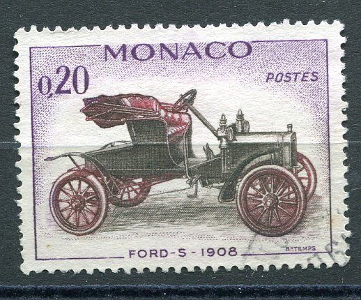 TIMBRE MONACO N 564 FORD S 1908 121314346154