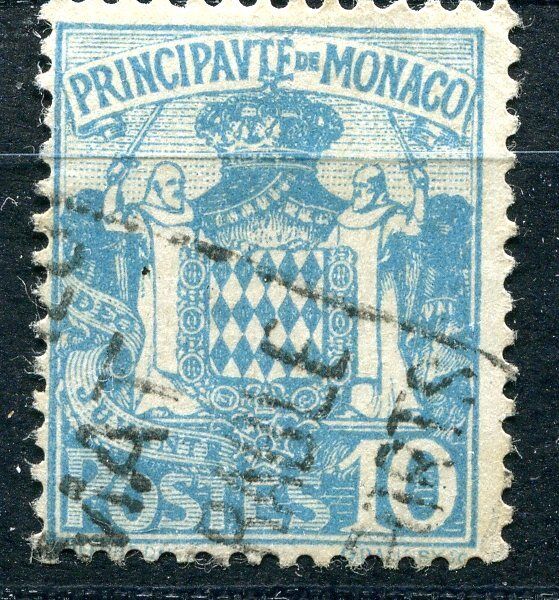 TIMBRE MONACO N 76 BLASONS ARMOIRIES 400687573564