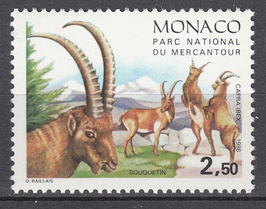 TIMBRE MONACO NEUF N 1523 FAUNE ANIMAUX OVIS MUSIMON 123507021524