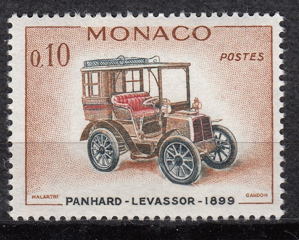 TIMBRE MONACO NEUF N 562 VOITURE PANHARD LEVASSOR 1899 123071200164