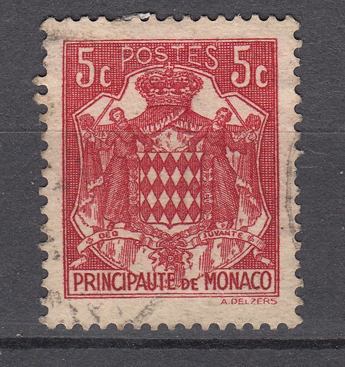 TIMBRE MONACO OBL N 157 ARMOIRIES 401611139504