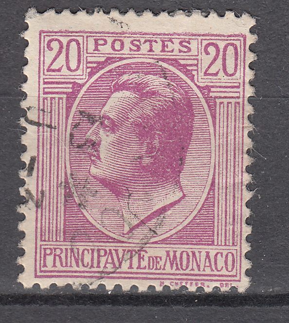 TIMBRE MONACO OBL N 78 PRINCE LOUIS II 401597399084