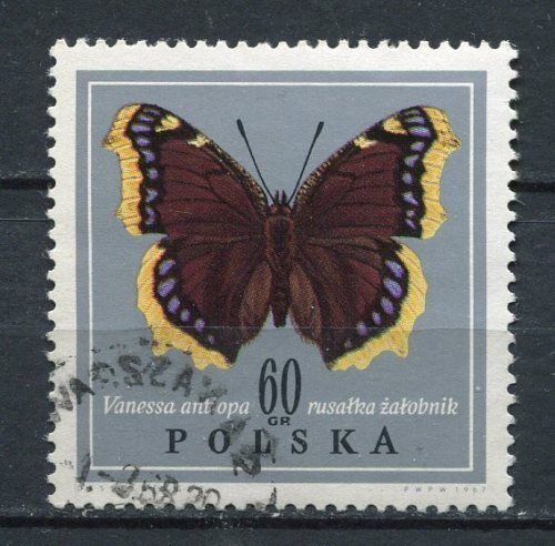 TIMBRE POLSKA PAPILLONS VANESSA ANTOPA 120671450914