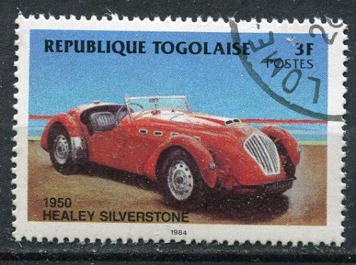 TIMBRE TOGO VOITURE HEALEY SILVERSTONE 1950 110652304424