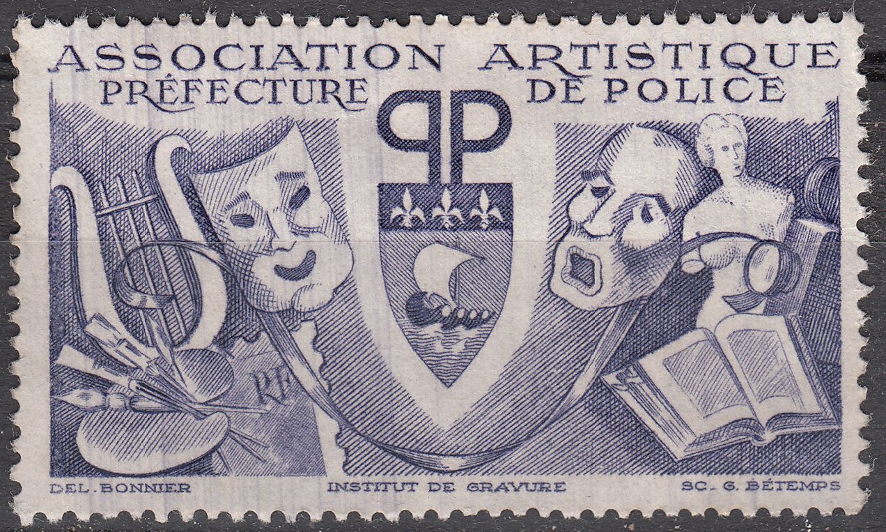 TIMBRE VIGNETTE ASSOCIATION ARTISTIQUE PREFECTURE DE POLICE 400505407654