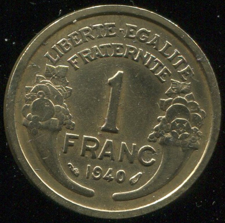 1 FRANC MORLON 1940 110774472725